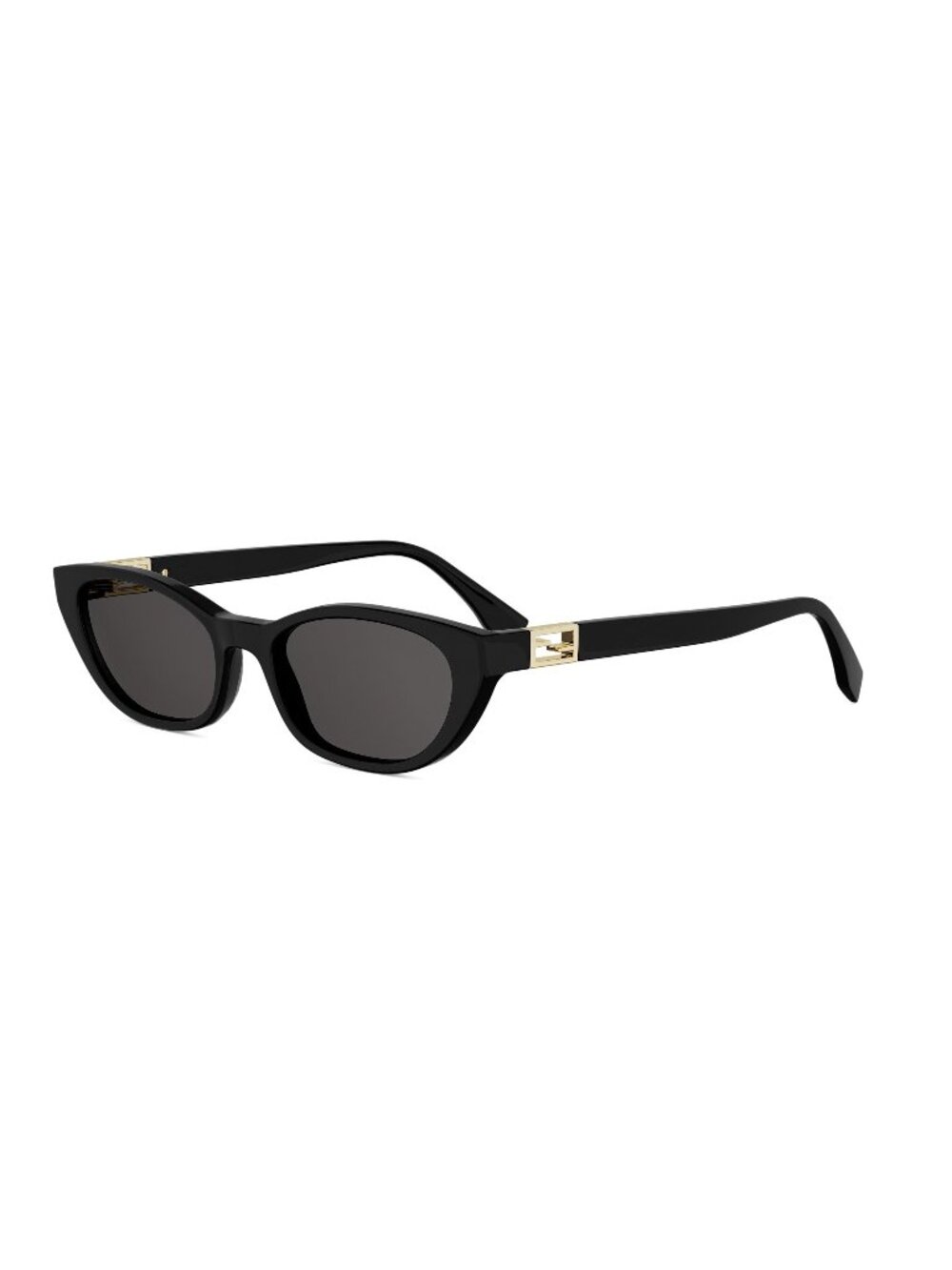 New FENDI Women's Sunglasses Acetate Frame BAGUETTE FE40224I 01A 54